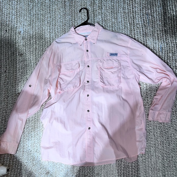 Bimini Bay Mens fishing shirt XL in Salmon - Picture 2 of 9